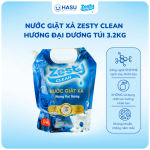 Nước giặt xả Zesty Clean Hương Đại Dương Túi 3.2Kg