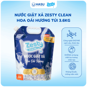 Nước Giặt Xả Zesty Clean Hương Oải Hương Túi 3.6Kg