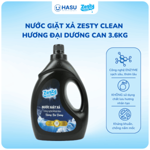 Nước giặt xả Zesty Clean công nghệ Nhật Bản 3.6Kg