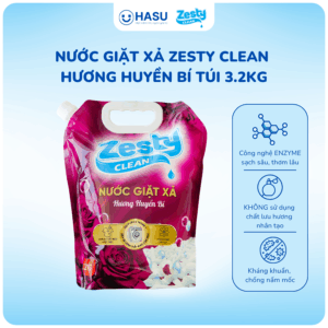 Nước Giặt Xả Zesty Clean Hương Huyền Bí Túi 3.2Kg